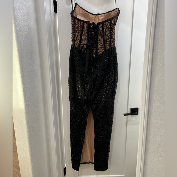 Walter Mendez Corset Beaded Gown - Picture 5 of 14